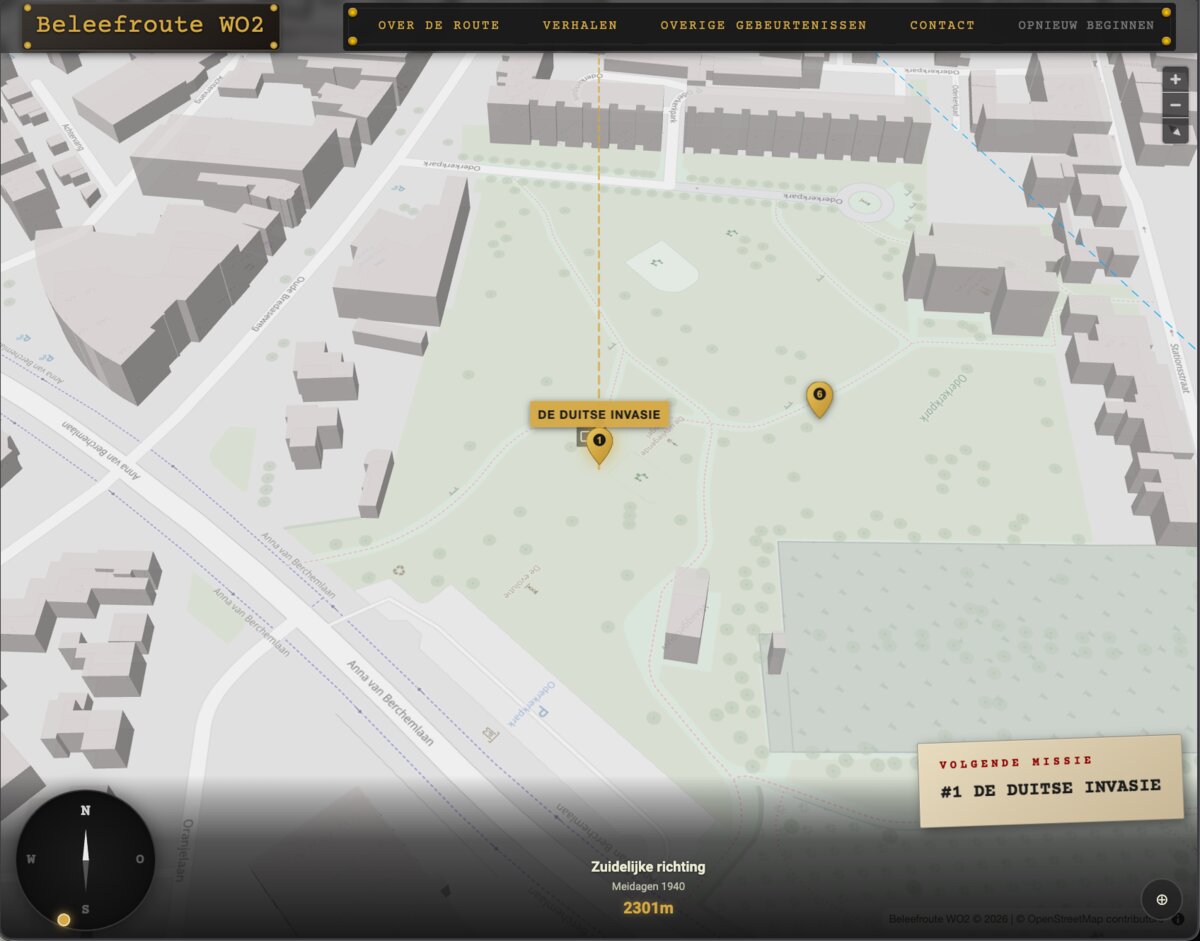 Navigatie tussen locaties